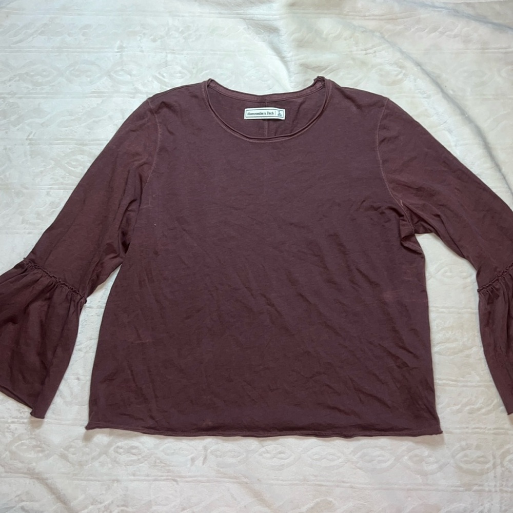 Abercrombie‎ & Fitch bell sleeve blouse